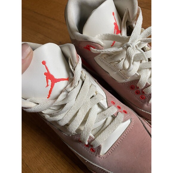 Air Jordan 3 Women's Sneakers Retro Rust Soft Pink, Size 7W/5.5M, CK9246-600 - Picture 6 of 10